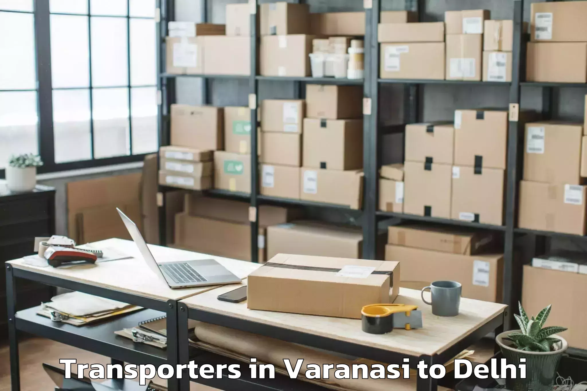 Varanasi to Flatted Factory Complex Okhla Transporters